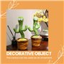MAGIC SELECT Cactus Dansant. Peluche Qui Danse et Répète Votre Voix. Cactus avec Mouvement Électronique, Lumieres et 120 Chanson
