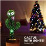 MAGIC SELECT Cactus Dansant. Peluche Qui Danse et Répète Votre Voix. Cactus avec Mouvement Électronique, Lumieres et 120 Chanson