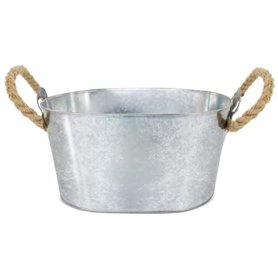 GARGOLA.ES OPERADORES DIGITALES Seau ou seau ovale pour refroidir les bières ou les boissons gazeuses. Poignées originales en co