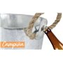 GARGOLA.ES OPERADORES DIGITALES Seau ou seau ovale pour refroidir les bières ou les boissons gazeuses. Poignées originales en co
