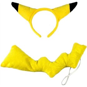 Fartoni Déguisement de souris électrique jaune avec oreilles et queue pour enfants