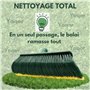 Brosse Gazon Synthetique Exterieur Ou Balai pour Gazon Synthétique sans Manche, Compatible avec Universal Manche, Outil Idéal po