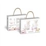 Set Hochets bébé pour pieds et poignets Ours rose