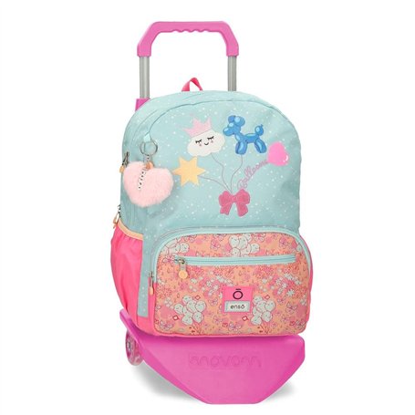 Enso Balloons Sac à Dos pour Ordinateur Portable avec Chariot Multicolore 32 x 42 x 15 cm Polyester 18