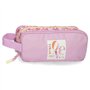 Pepe Jeans Sandra Trousse Triple Rose 22 x 10 x 9 cm Polyester by Joumma Bags by Joumma Bags
