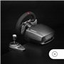 Mars Gaming MWH-RSX, Volant SimRacing Retour De Force Et Moteur Double, Set 3 Pédales Résistance Progressive, Levier De Vitesse 
