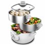 Cecotec Cuiseur Vapeur 10L Vapovita SteelPot White. Cuiseur Vapeur Electrique 1300W