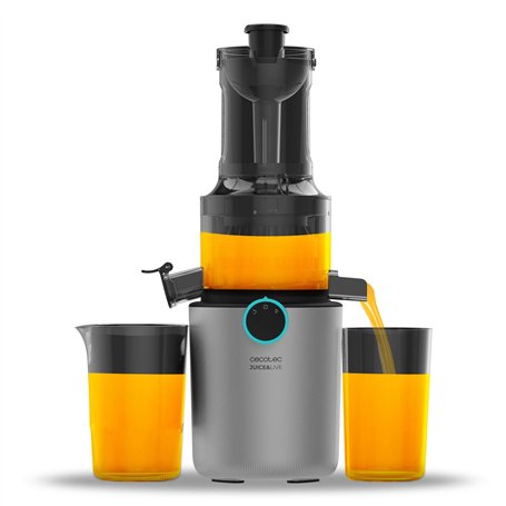 Cecotec Extracteur de Jus pour Fruits et Légumes à Pression à Froid Juice&Live 1500 Slim. Moteur DC de 200W
