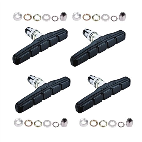 ANDINUS Lot de 4 patins de frein V-Brake de 72 mm pour vélo