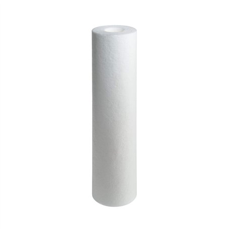Cartouche à sédiments de 1 micron pour verre standard de 10". Fabriquée avec des matériaux de haute performance. Installation et