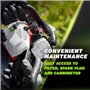 GREENCUT GS250X-10 - Tronçonneuse à essence 25,4cc 1,4hp avec lame 10'', démarreur Easy-Start, système anti-vibration, inclus la