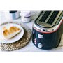 Family Care Grille-Pain à Fentes Longues 1300W – 2 Longues Tranches de Pain, 3 Fonctions, Support pour Viennoiseries, 7 Niveaux 