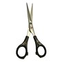 Ciseaux de coiffure pour débutants avec anneaux en plastique de 5 pouces.