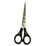 Ciseaux de coiffure pour débutants avec anneaux en plastique de 5 pouces.