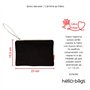Hello-Bags. Trousse de Toilette/Portefeuille/Sac à Main. Extérieur : Coton 100%. avec Fermeture éclair et Doublure intérieure. I