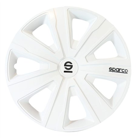 Sparco Enjoliveurs Palermo - 14-Pouces - Blanc - Set de 4 pièces