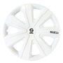Sparco Enjoliveurs Palermo - 14-Pouces - Blanc - Set de 4 pièces