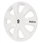 Sparco Enjoliveurs Palermo - 14-Pouces - Blanc - Set de 4 pièces