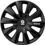 Sparco Enjoliveurs Milano - 14-Pouces - Noir - Set de 4 pièces
