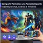 UST Vidéoprojecteur, Unicview HY-450, objectif ultra court UST, projecteur home cinéma avec Android 11, 900 ANSI lumens, Auto Ke