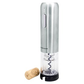 Tire-bouchon électrique compact avec indicateur de batterie et décapsuleur inclus