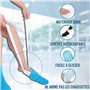 OrtoPrime Enfile-Chaussettes - enfile chaussettes pour personne agee - Appareil pour enfiler les chaussettes - Enfile bas de con