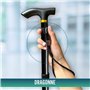 OrtoPrime Canne de Marche Pliable et Réglable pour Seniors - Canne Pliante Légère et Robuste, Confortable pour Hommes et Femmes,
