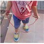 Partituki Lot de 10 Yoyos en Bois, 10 Cordes à Sauter avec Manche en Bois. Jeux en Plein Air et Les Détails de l'anniversaire de
