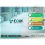 EQM - ECO-217 - Nettoyant de Sol pour Robots laveurs - 1L - Nettoyant concentré convenant à tous les types de robots - Ne nuit p