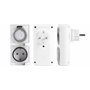 Rasmacor | Programmateur Prise Electrique ip44 | Minuteur programmateur analogique pour Usage extérieur | Prise programmable 24
