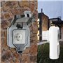 Rasmacor | Programmateur Prise Electrique ip44 | Minuteur programmateur analogique pour Usage extérieur | Prise programmable 24 