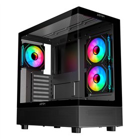 ABYSM Gaming Boîtier PC Gamer Danube SAVA H400 Prime Black ATX