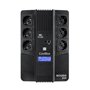 CoolBox SCUDO3 UV 800VA Système d'alimentation sans interruption USV 800A/480W avec écran LCD 8 minutes d'autonomie 6 prises Sch