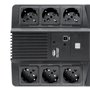CoolBox SCUDO3 UV 800VA Système d'alimentation sans interruption USV 800A/480W avec écran LCD 8 minutes d'autonomie 6 prises Sch