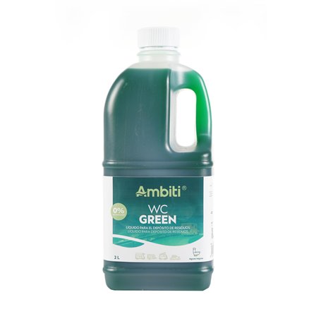 Ambiti | WC Green | Fluide d’Élimination des Déchets | Additif Concentré pour Eaux Usées | Facilite et Accélère la Décomposition