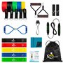Bande Elastique de Resistance Musculation -Kit d'exercices à Domicile