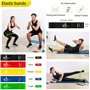 Bande Elastique de Resistance Musculation -Kit d'exercices à Domicile, essayez Notre kit d'exercices, kit d'entraînement de Fitn