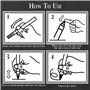 Pinturale Arts Set 5 Feutre Blanc Effacable Pour Tableau Noir | Pointe 2mm | Feutre Craie Effacable Tableau Noir | Stylo Craie B