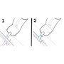 Gar Medical Ceinture abdominale pour lit, fixation pour lit adulte, fermeture velcro pour lits de 090 à 150 cm. Fixation au somm