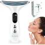 KOMOREBI Skinvita Appareil Lifting Visage avec Électrostimulation Visage et Lumière LED