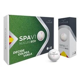 CONDOR Bola Golf Pack 12 Balle Unisex-Adult