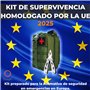sac à dos de survie 72 heures équipé de camping à gaz portable