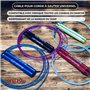 CATGRIPS Câble de Corde Premium Crossfit, Acier Nu, Remplacement Corde pour Corde à Sauter, Corde Crossfit, Câble de 1.5 mm, Cor