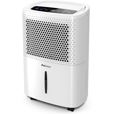 Pro Breeze Déshumidificateur d'Air Silencieux 12L/Jour - Absorbeur d'Humidité - 40 dB