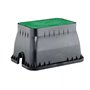 Kit d'arrosage complet 24V avec programmeur électrique Eco Logic Hunter 4 stations pour un système d'irrigation précis et effica