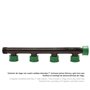 Kit d'arrosage complet 24V avec programmeur électrique Eco Logic Hunter 4 stations pour un système d'irrigation précis et effica