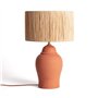 ILUZZIA LEDKIA LIGHTING - Lampe à Poser Terracota Ilana | Ampoule E27 Non Incluse | IP20 Intérieur | Matériau Faïence Durable |