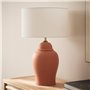 ILUZZIA LEDKIA LIGHTING - Lampe à Poser Terracota Ilana | Ampoule E27 Non Incluse | IP20 Intérieur | Matériau Faïence Durable | 
