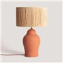 ILUZZIA LEDKIA LIGHTING - Lampe à Poser Terracota Ilana | Ampoule E27 Non Incluse | IP20 Intérieur | Matériau Faïence Durable | 