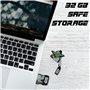 Wondee Star Wars Cadeaux, Opportunité Pendrive Clé USB 32 Go de Yoda avec Pendentif - Pendrive Originaux à Offrir, Cadeaux Origi